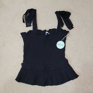 Venice Love Smocked Halter Top US S NWT